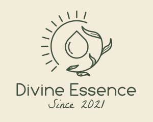 Organic Spa Oil  logo design