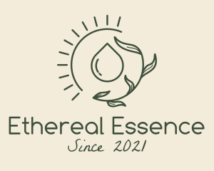 Organic Spa Oil  logo design