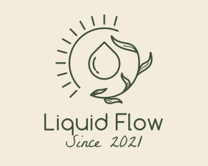 Organic Spa Oil  logo design