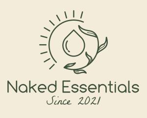 Organic Spa Oil  logo design