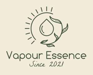 Organic Spa Oil  logo design