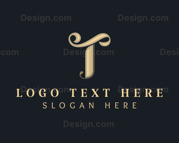 Stylish Brand Letter T Logo