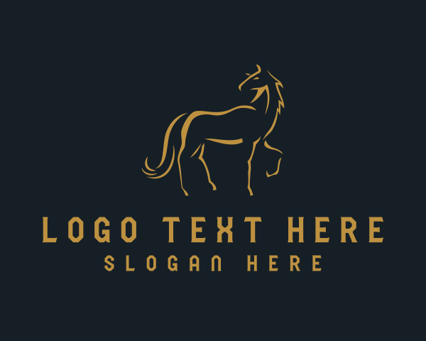 Horseman logo example 4