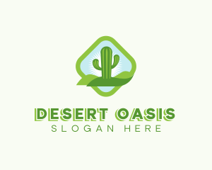 Western Wild Cactus  logo design