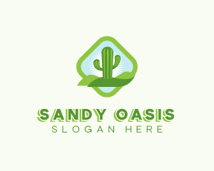 Western Wild Cactus  logo design