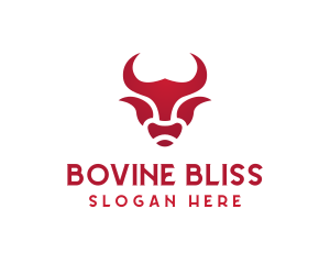 Bull Buffalo Bison  logo design