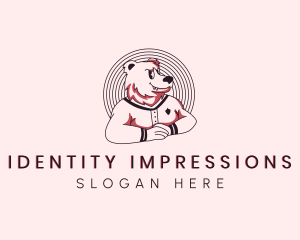 Varsity Bear Character logo
