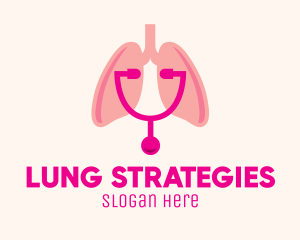 Pink Lungs Check Up logo