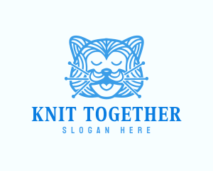 Knitting Cat Yarn logo