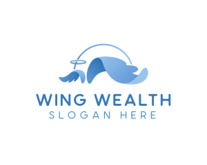 Cherubim Angel Wings logo design