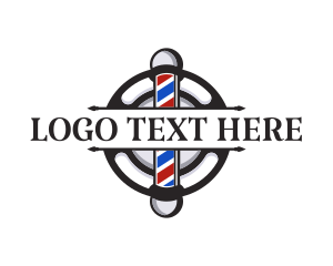 Masculine Barber Signage  logo