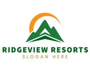 Arrow Mountain Highlands logo design