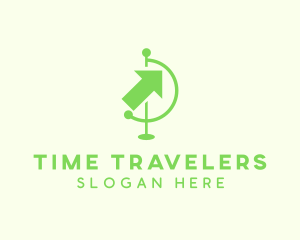 Green Arrow Travel logo design