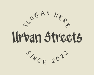 Handwritten Urban Business logo design