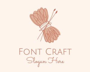 Yarn Needle Craft logo design