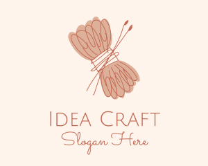 Yarn Needle Craft logo design