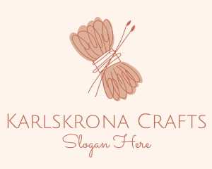 Yarn Needle Craft logo design