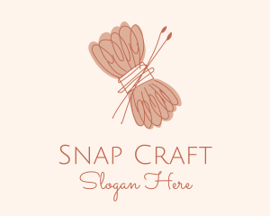 Yarn Needle Craft logo design