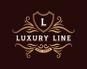 Luxury Shield Crest logo design