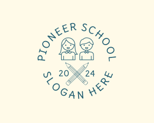 Children School Pencils logo