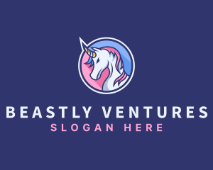 Unicorn Mythical Creature logo