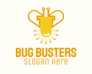 Led Bug Bee logo design