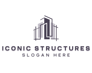 Building Structure Contractor logo design