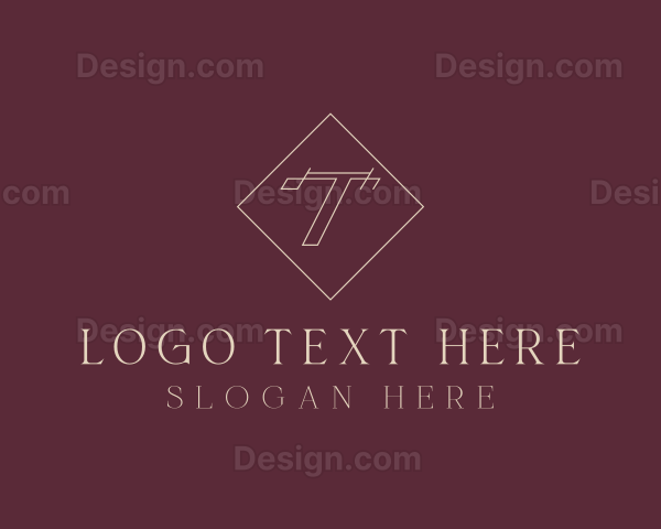 Upscale Boutique Letter T Logo