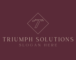 Upscale Boutique Letter T logo design