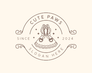 Cute Apron Garment logo design