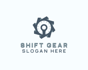 Industrial Gear Wrench logo design