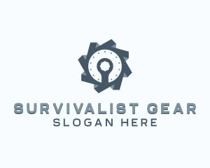 Industrial Gear Wrench logo design