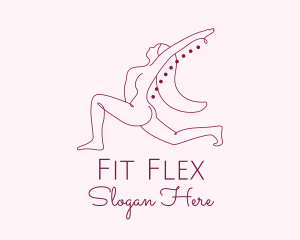 Pink Fitness Yoga Exercise   logo