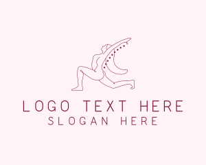 Pink Fitness Yoga Exercise   logo