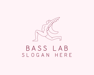 Pink Fitness Yoga Exercise   logo design