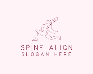 Pink Fitness Yoga Exercise   logo design