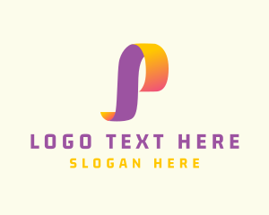 Letter - Gradient Generic Letter P logo design