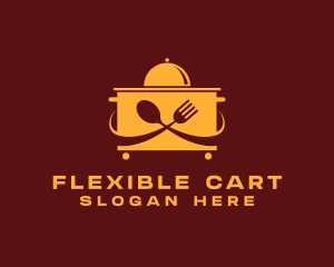 Food Court Trolley  logo design