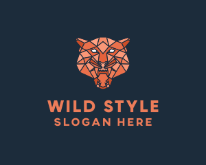 Wild Tiger Head logo design