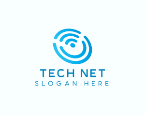 Internet Network Signal logo design