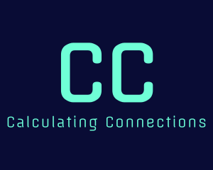 Cyber Network Calculator logo design