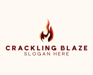 Fire Energy Heating  logo design