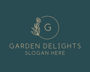 Elegant Floral Wedding logo design