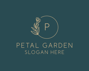 Elegant Floral Wedding logo design