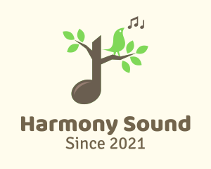Nature Bird Song logo design