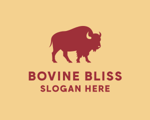 Wild Animal Bison logo