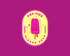 Sweet Popsicle Dessert logo design