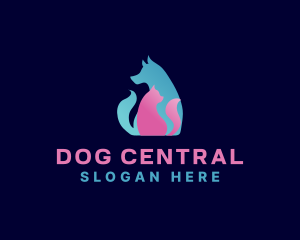 Pet Dog Cat Veterinary logo design