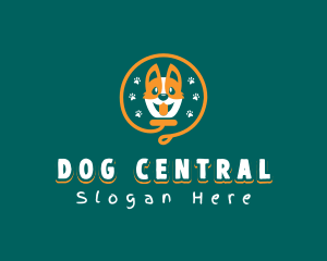 Puppy Dog Leash logo design