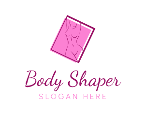 Pink Sexy Woman logo design